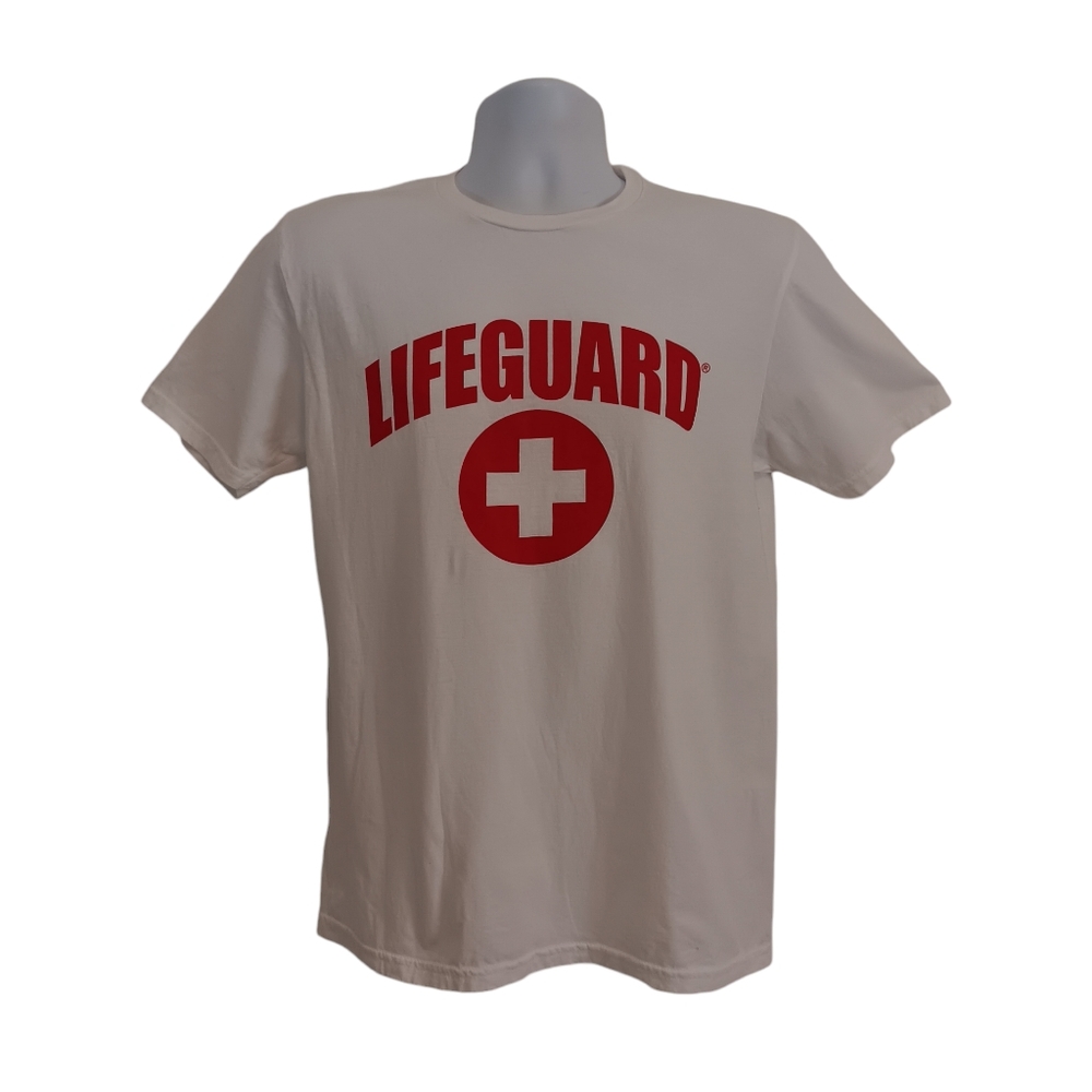 Lifeguard men's white short-sleeve graphic t-shirt size M